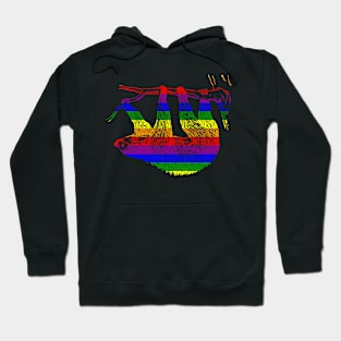 Gay Pride sloth Hoodie